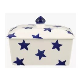 Emma Bridgewater Blue Star Small Butter Dish Bakers Larners of