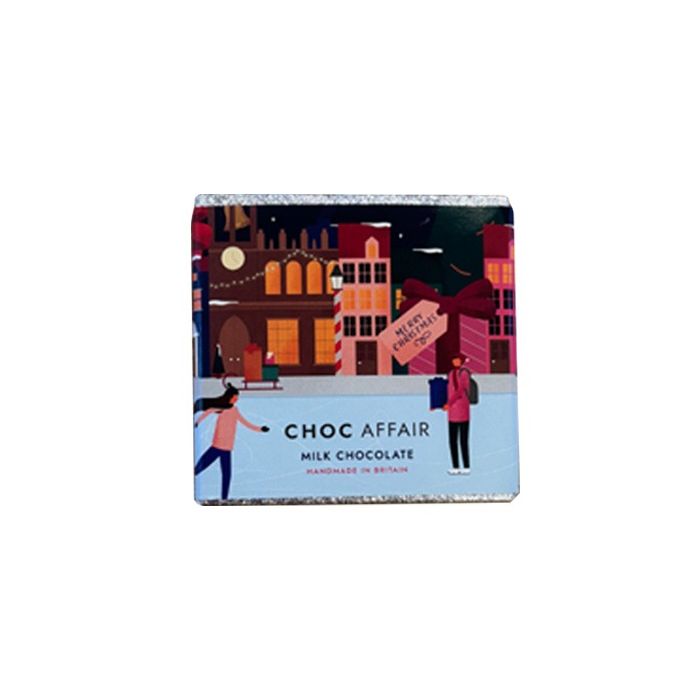 Choc Affair Milk Ski Scene Christmas Bar 30g main product photo