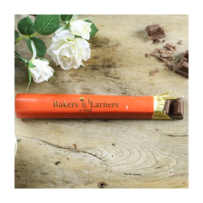 Bakers & Larners Orange Milk Chocolate Bar 85g Bakers & Larners of Holt