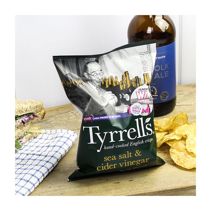 Tyrrells Sea Salt and Cider Vinegar Crisps 40g Bakers & Larners of Holt