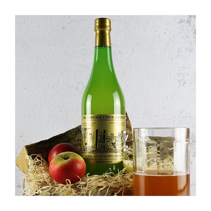 Norfolk Cider Company Medium Dry Cider Bakers & Larners of Holt