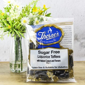 Thorne's Sugar Free Liquorice Toffees 80g