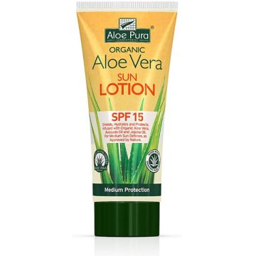 Aloe Pura Aloe Vera Sun Lotion SPF 15 200ml