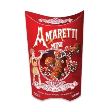 Amaretti Del Chiostro Crunchy Amaretti In Small Red Card Pack 75g