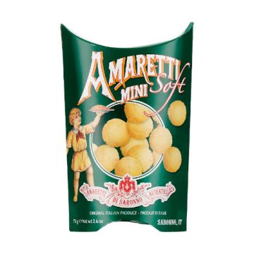 Amaretti Del Chiostro Soft Amaretti In Small Green Card Pack 75g