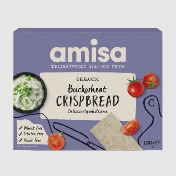 Amisa Buckwheat Crispbread 120g