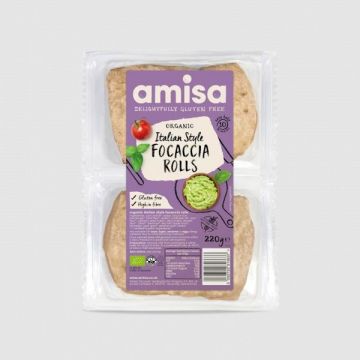 Amisa Focaccia Roll - White (Part Baked) 220g