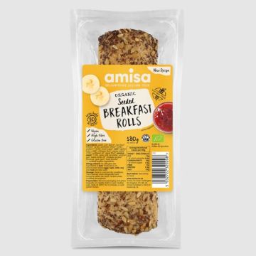 Amisa Organic Seeded Bread Rolls 180g