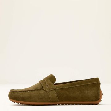 Ariat Womens Selene Driving Moccasin Dark Olive
