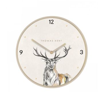 Highlander Wild Stag Wall Clock