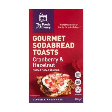 Athenry Cranberry & Hazelnut Toast 100g