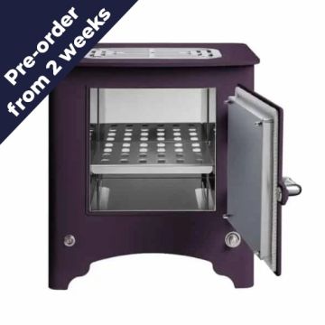 Everhot Electric Stove In Aubergine