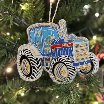 Bakers & Larners Holt Tractor Christmas Decoration
