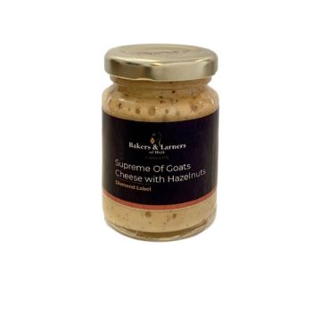 Bakers & Larners Supreme Goats Cheese with Hazelnuts 80g