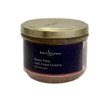 Bakers & Larners Bison Pate with Fried Onions 180g