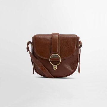 Barbour Elm Leather Crossbody Bag BR11 Brown One Size