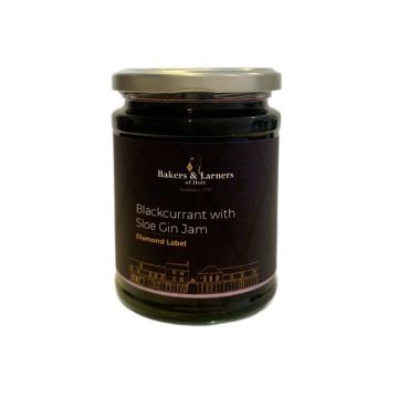 Bakers & Larners Blackcurrant with Sloe Gin Jam 340g