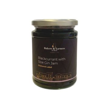 Bakers & Larners Blackcurrant with Sloe Gin Jam 340g