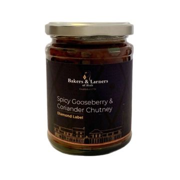 Bakers & Larners Spicy Gooseberry and Coriander Chutney 310g