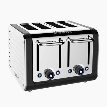 Dualit Architect 4 Slot Black & Brushed Stainless Steel