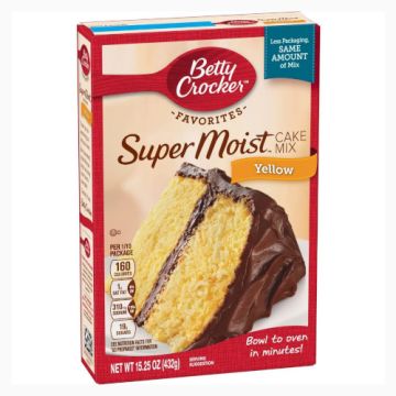 Betty Crocker Super Moist Yellow Cake Mix 375g