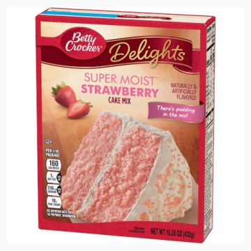 Betty Crocker Super Moist Strawberry Cake Mix 375g
