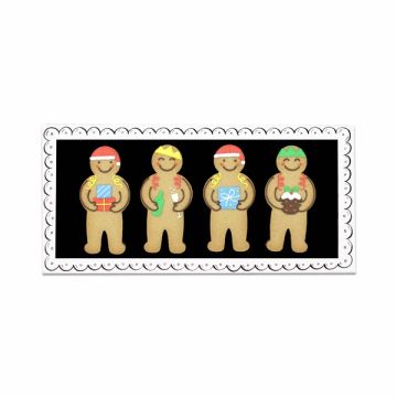 Biscuiteers Jolly Gingers Christmas Party Large Letterbox