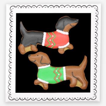 Biscuiteers Hand-Iced Christmas Sausages