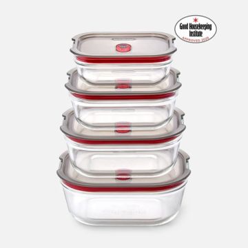 Black And Blum Glass Box Mixed 4 Piece Set