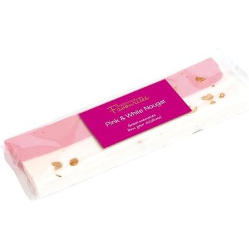 Bon Bon Pink & White Nougat Bar 100g