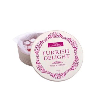 Bon Bon Rose & Lemon Turkish Delight (Wooden Box) 397g