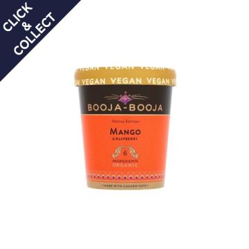 Booja Booja Mango & Raspberry Ice Cream 465ml