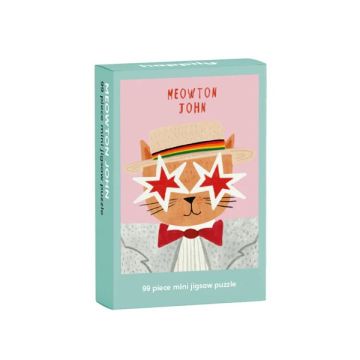 Happily Puzzles - Meowton John 99 Piece Mini Jigsaw Puzzle
