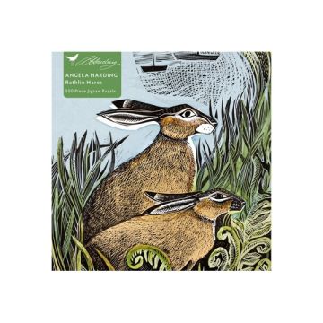 Angela Harding Rathlin Hares 500 Piece Jigsaw Puzzle