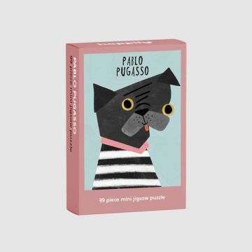 Happily Puzzles - Pablo Pugcasso 99 Piece Mini Jigsaw Puzzle