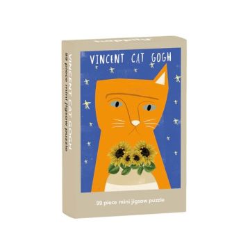 Happily Puzzles - Vincent Cat Gogh 99 Piece Mini Jigsaw