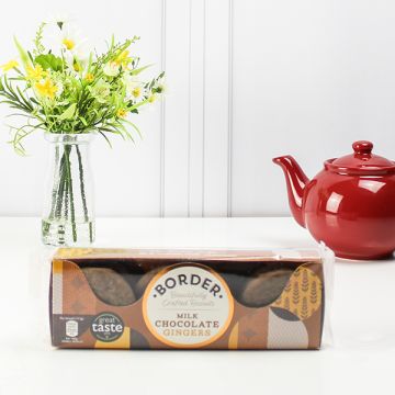Border Milk Chocolate Gingers 150g