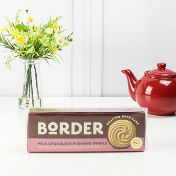 Border Milk Chocolate Viennese Whirls 150g