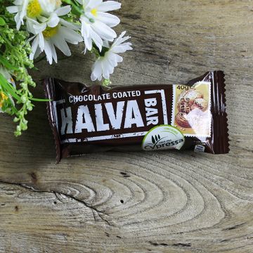 Cypressa Chocolate Almond Halva Bars 40g