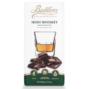 Butlers Dark Chocolate Irish Whiskey Bar 90g