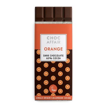 Choc Affair Orange Dark Chocolate Bar 90g