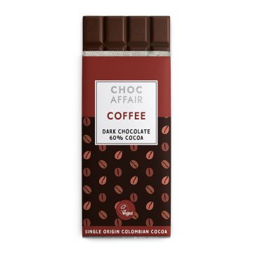 Choc Affair Coffee Dark Chocolate Bar 90g