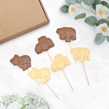 Choc Affair Milk Chocolate Farm Assortment Lolly