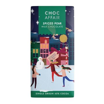 Choc Affair Spiced Pear Milk 90g Bar