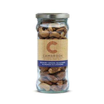 Cambrook Hickory Smoke Almond & Cashews 180g
