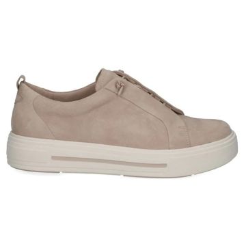 Caprice No Tie Slip-On Trainer 318 Sand Suede