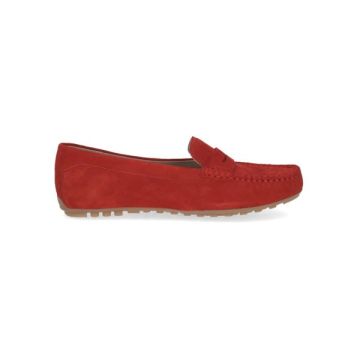 Caprice Suede Loafer 524 Red Suede 36