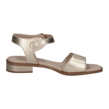 Caprice Low Heeled Sandal 978 Lt. Gold Metal 