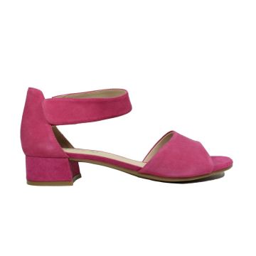 Caprice Heeled Sandal 594 Pink Suede 5