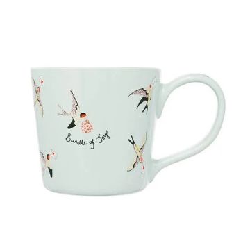 Cath Kidston Love Birds Mint Dolly Mug